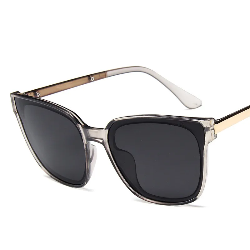 Роскошные Большие женские очки градиентные солнцезащитные мужские винтажные