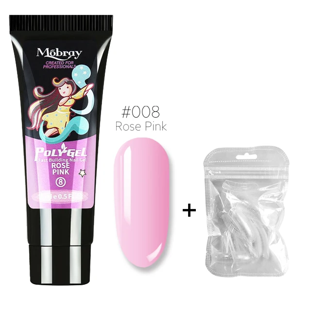 Полигель для наращивания пальцев моделирующий гель отмачиваемый полигель УФ