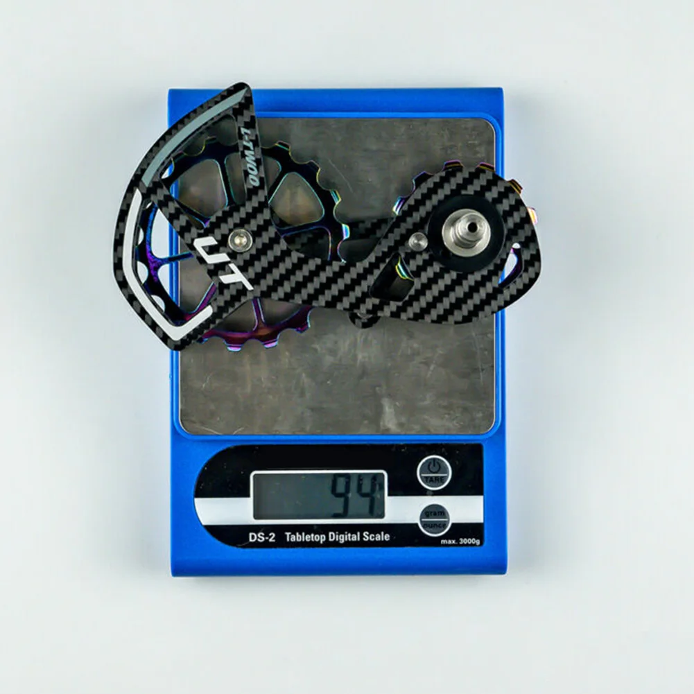 

LTWOO 12T-18T Carbon Fiber Bike Rear Derailleur Ceramic Bearing Cage Pulley Wheel Kit For Universal Model R8000-R9100