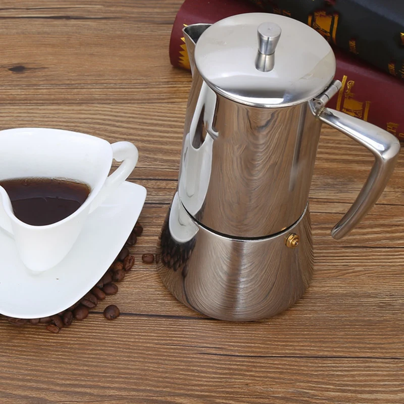 

Coffee Pot Mocha Espresso Latte Percolator Stove Coffee Maker Pot Percolator Drink Tool Cafetiere Latte Stovetop