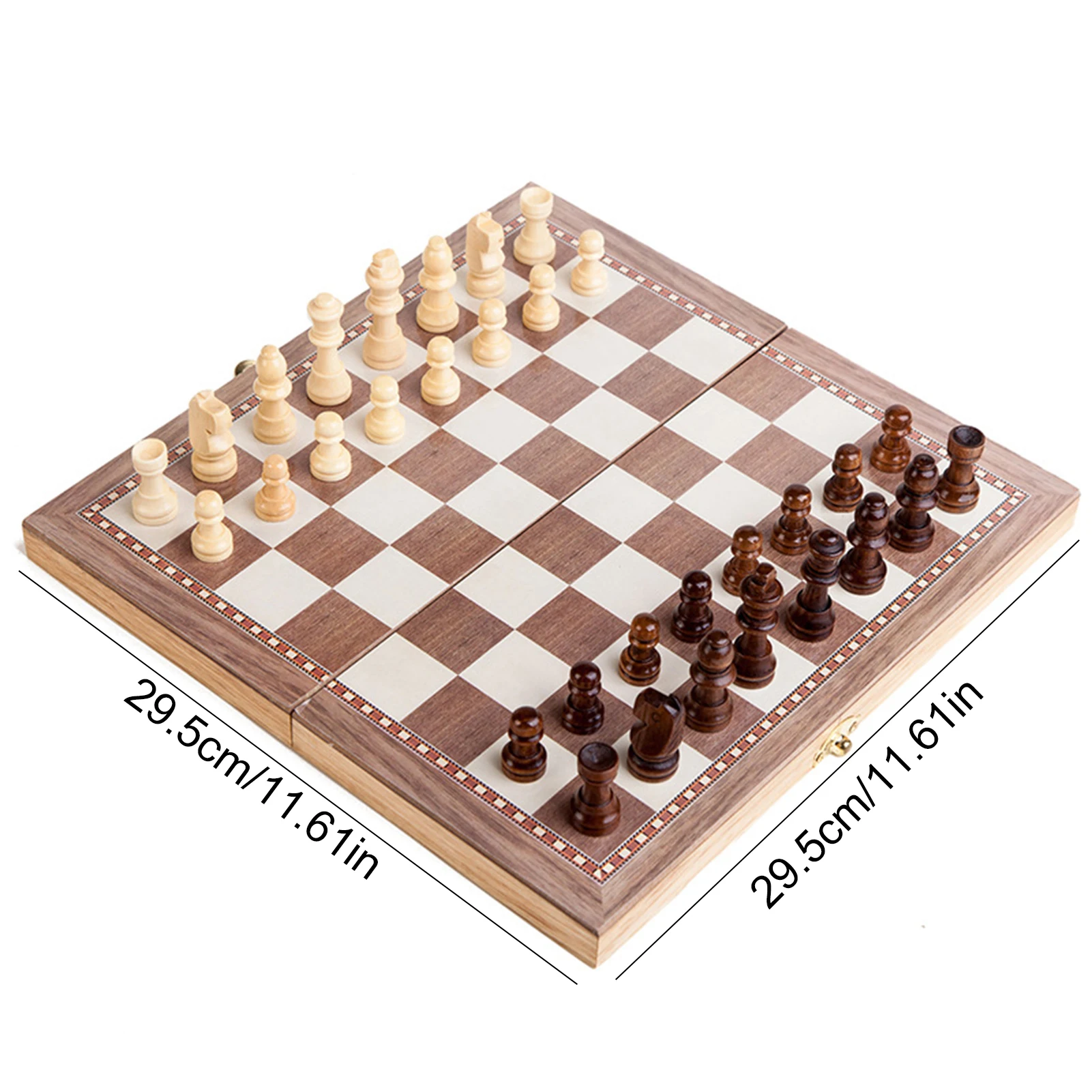 

Chess Wooden Folding Educational Toys Children Chess Game Set Early Education Parent-child Board Game Toys