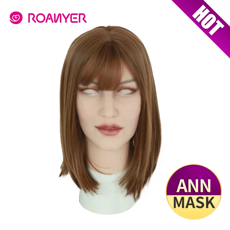 Roanyer силиконовая маска Ann латексная Сексуальная искусственная для косплея с