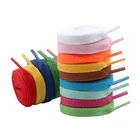 Плоские шнурки для спорта, белые для отдыха, женские кроссовки на шнурках, плотные шнурки, без эластичной обуви, аксессуары для женской обуви, AF1