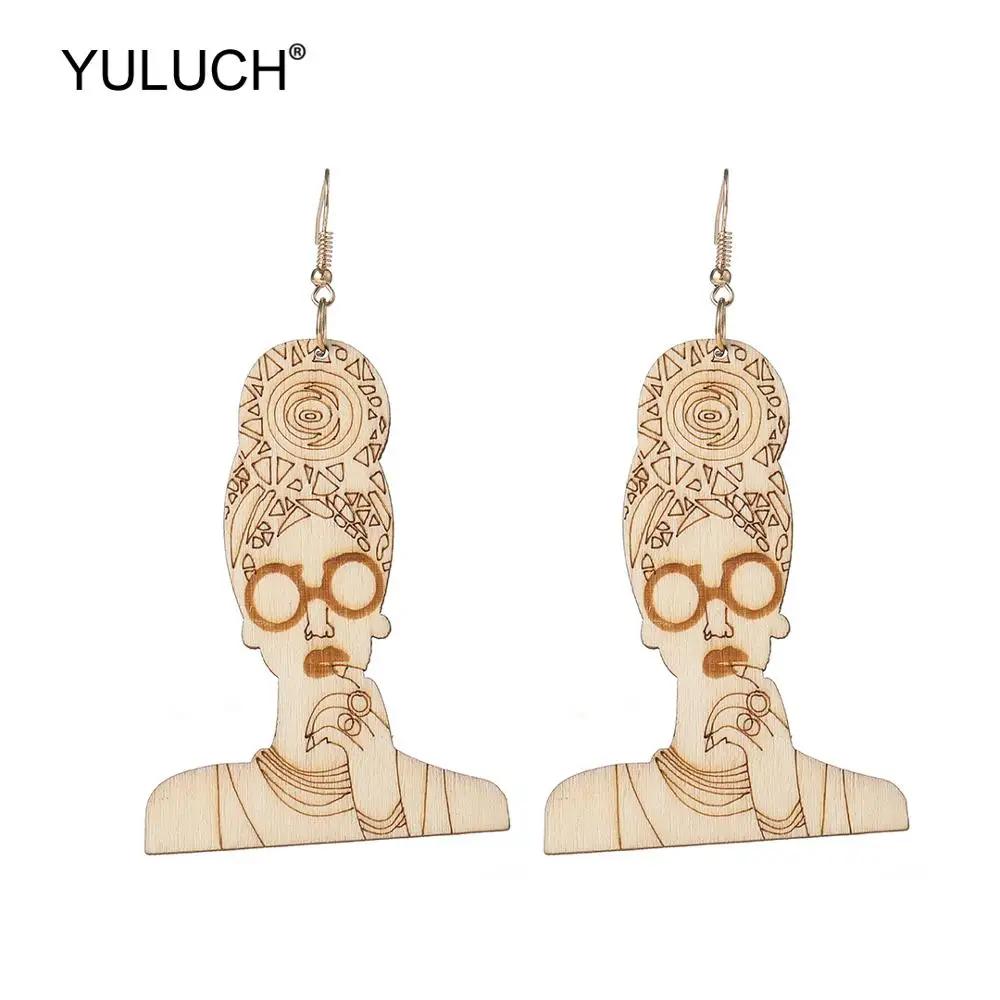 YULUCH 2019 модные ювелирные изделия для женщин вечерние резные женские лицо