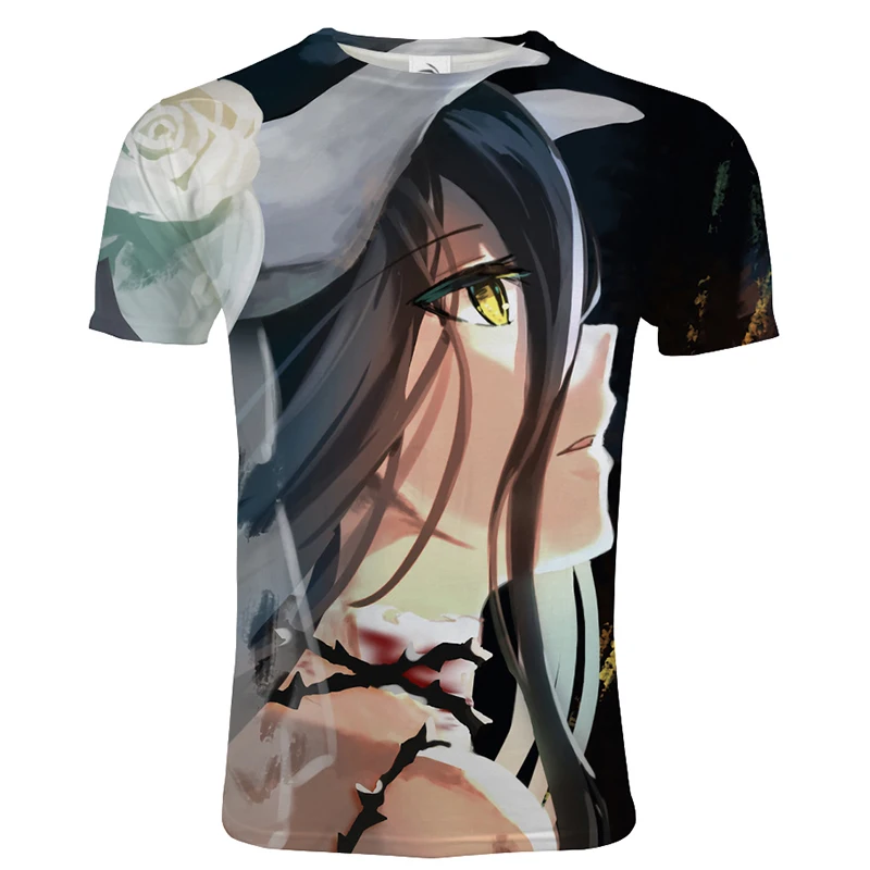 Футболка Overlord с 3D принтом для мужчин и женщин уличная одежда косплея в стиле