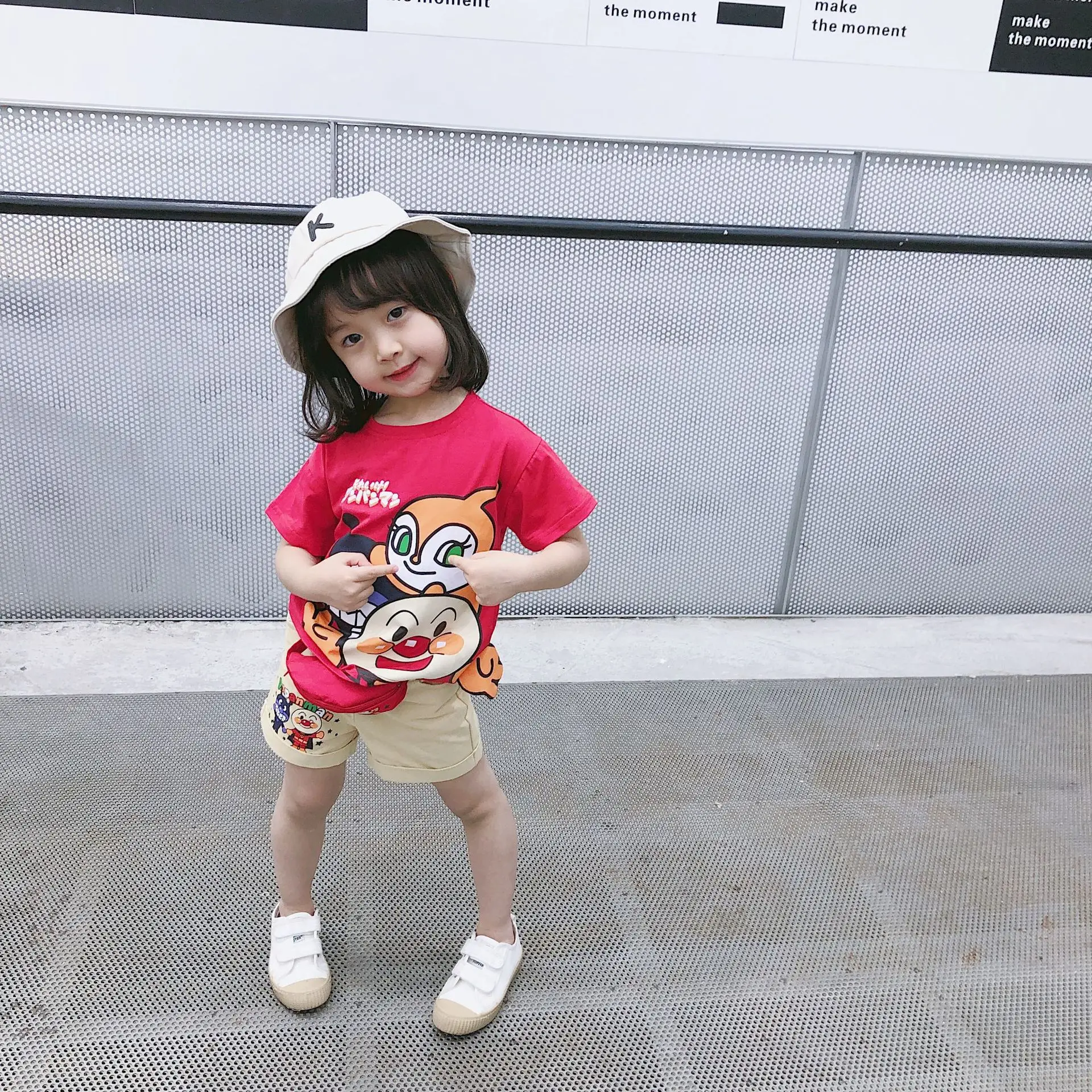 Tonytaobaby/новый летний костюм из 3 предметов с рисунком для мальчиков и девочек