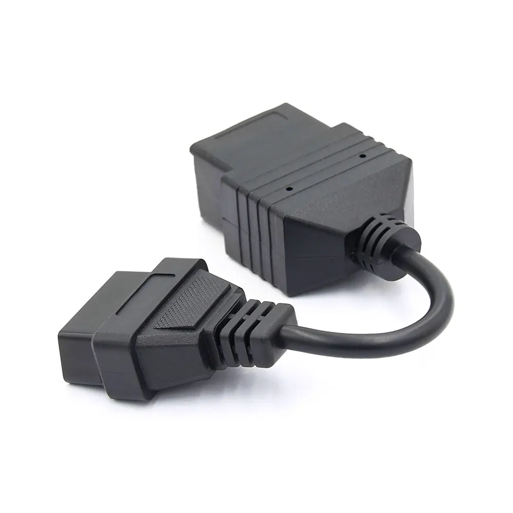 OBD2 кабель адаптер для Toyota 17Pin папа к 16Pin женский OBD OBDII разъем 22 Pin ODB2 TOYOTA|Кабели и
