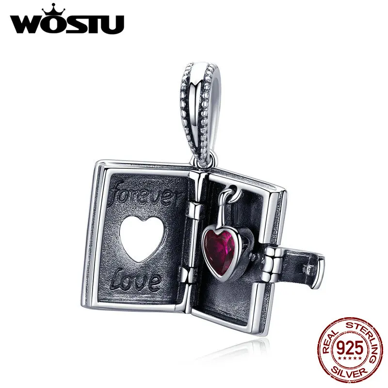 Женский браслет WOSTU ожерелье из стерлингового серебра 925 пробы с подвеской в виде