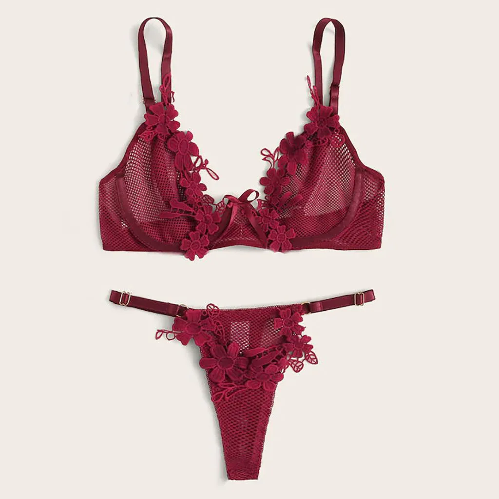Нижнее белье сексуальное женское нижнее одежда для сна бесшовные кружевные