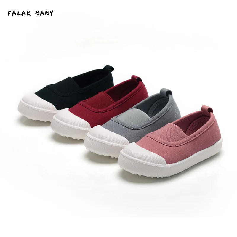 

2020 Spring Autumn Baby Boy Girl Shoes Sneakers Solid Casual Canvas Shoes for Kids Anti skid Soft Sole Children Toddler Shoes