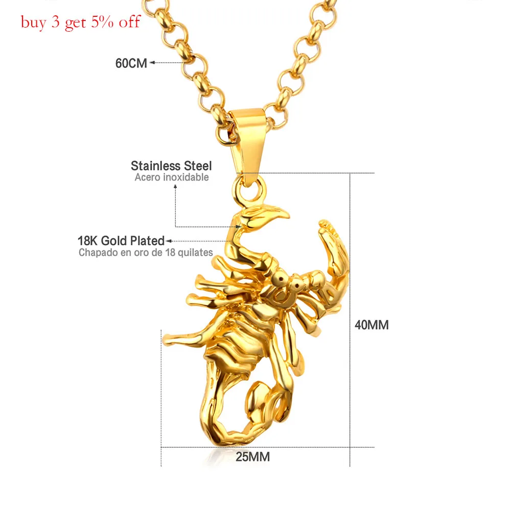 Цепи LUXUKISSKIDS из нержавеющей стали ожерелья длинное ожерелье с подвеской в виде