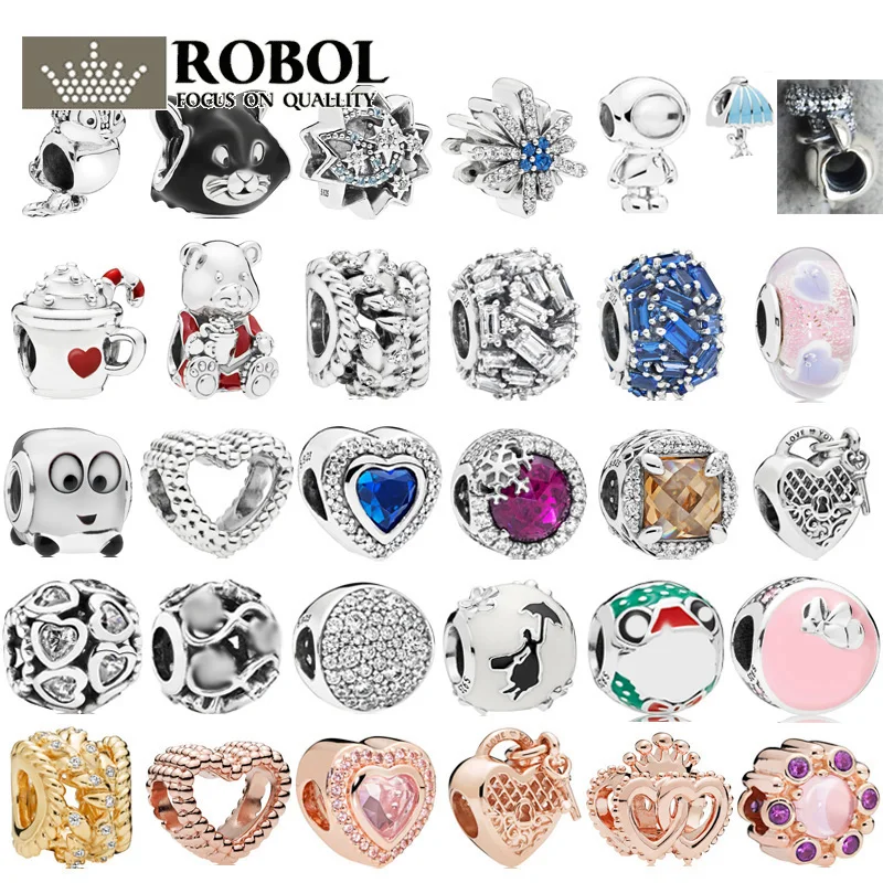 

PBD ZZ 17 1:1 версия 925 пробы серебряные браслеты с подвесками из бисера с оригинальной резьбой для девушек ювелирное изделие подарки подходит дл...