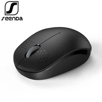 seenda silent wireless mouse computer mouse 2 4ghz 1600 dpi ergonomic noiseless mause portable mini usb mouse for laptop pc