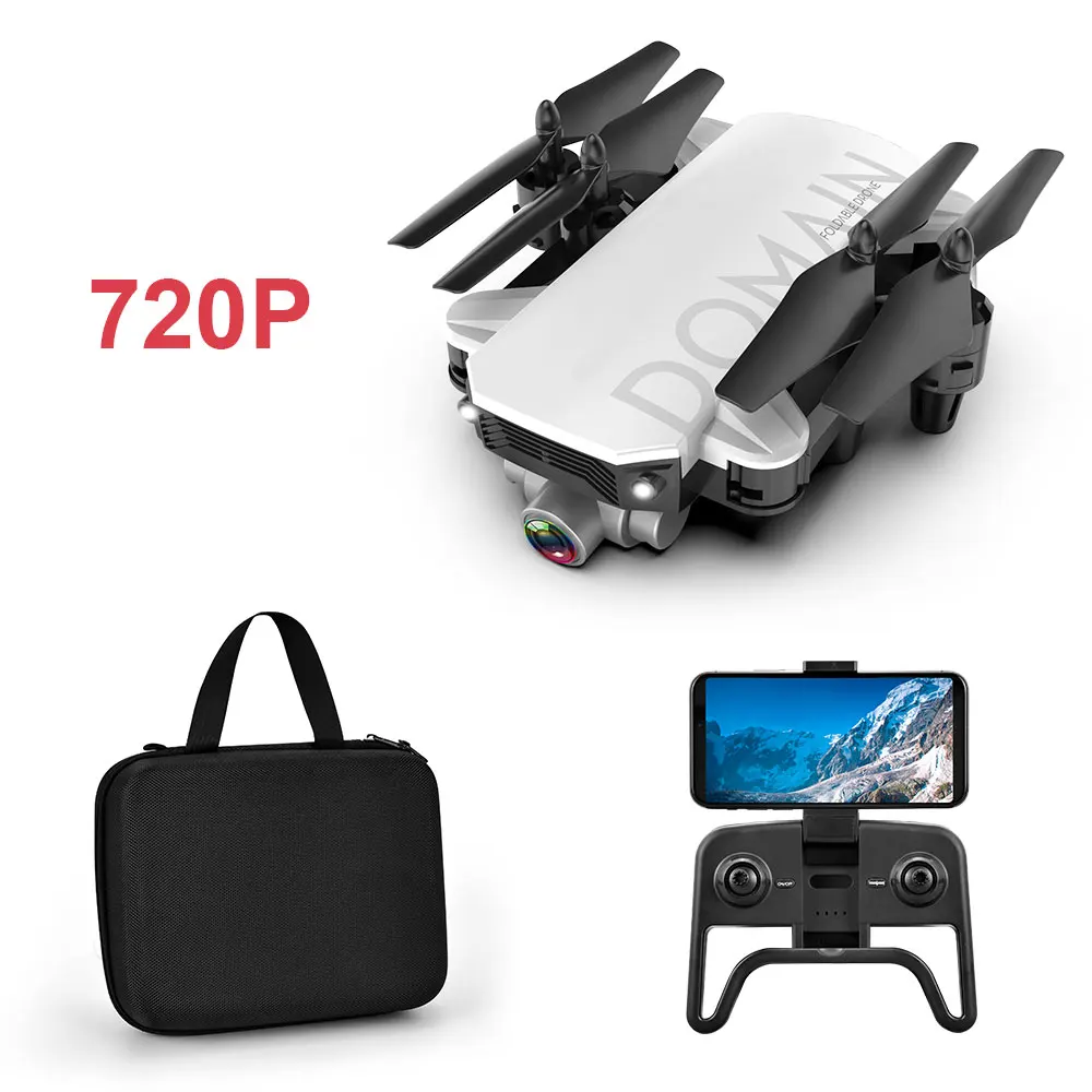R7 RC Дрон 4K HD камера складной Профессиональный селфи Квадрокоптер с wifi FPV Camerra мини-Дрон Вертолет игрушка для детей - Цвет: 720P White Bag
