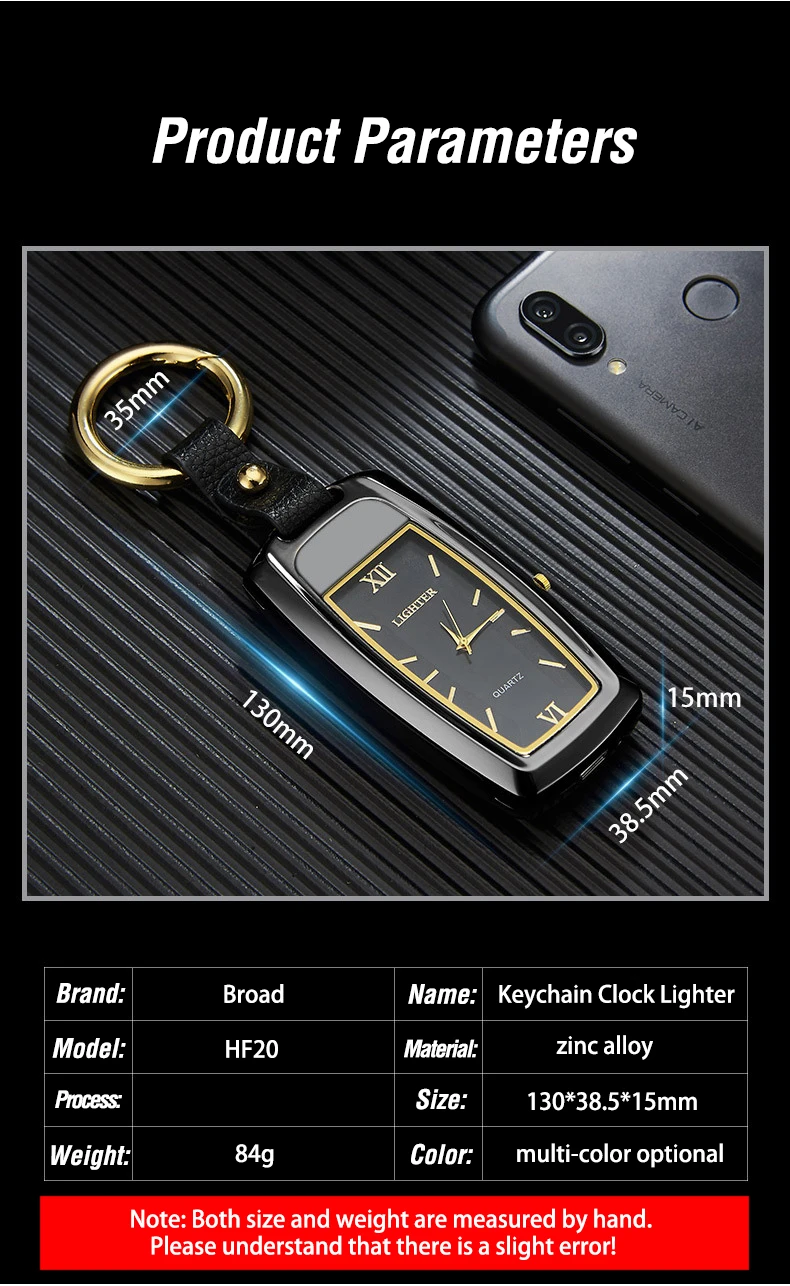 Многофункциональный USB электрическая сигаретная плазма дуговая зажигалка брелок светодиодный фонарик часы электронные зажигалки гаджеты для мужчин