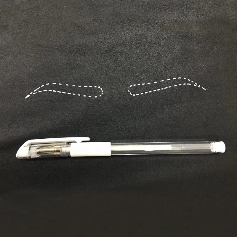 

White Tattoo Skin Marker Pen For Eyebrow Body Art Last-long Acupuncture Point Marking Tattoo Supplies Accessories Eyebrow Pencil