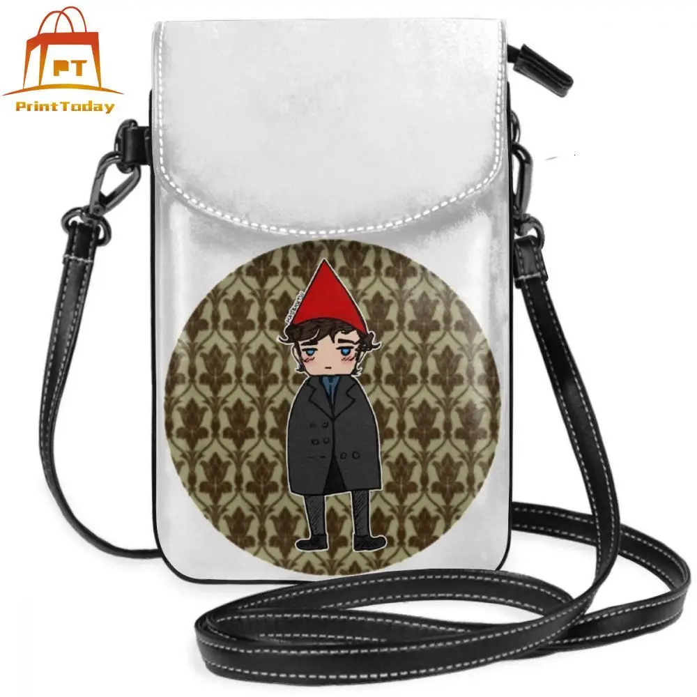 Сумка на плечо Sherlock Gnomes женская модный кожаный саквояж кросс-боди