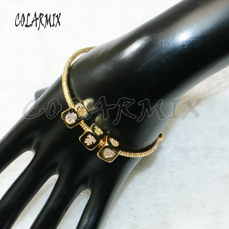 5 шт. кубические бусины браслеты смешанные ювелирные изделия амулеты аксессуары