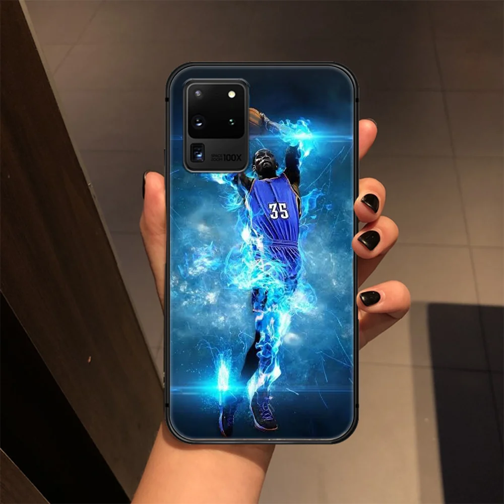 

basketball Kevin Durant Phone Case Cover Hull For Samsung Galaxy S 6 7 8 9 10 e 20 edge uitra Note 8 9 10 plus black hoesjes tpu