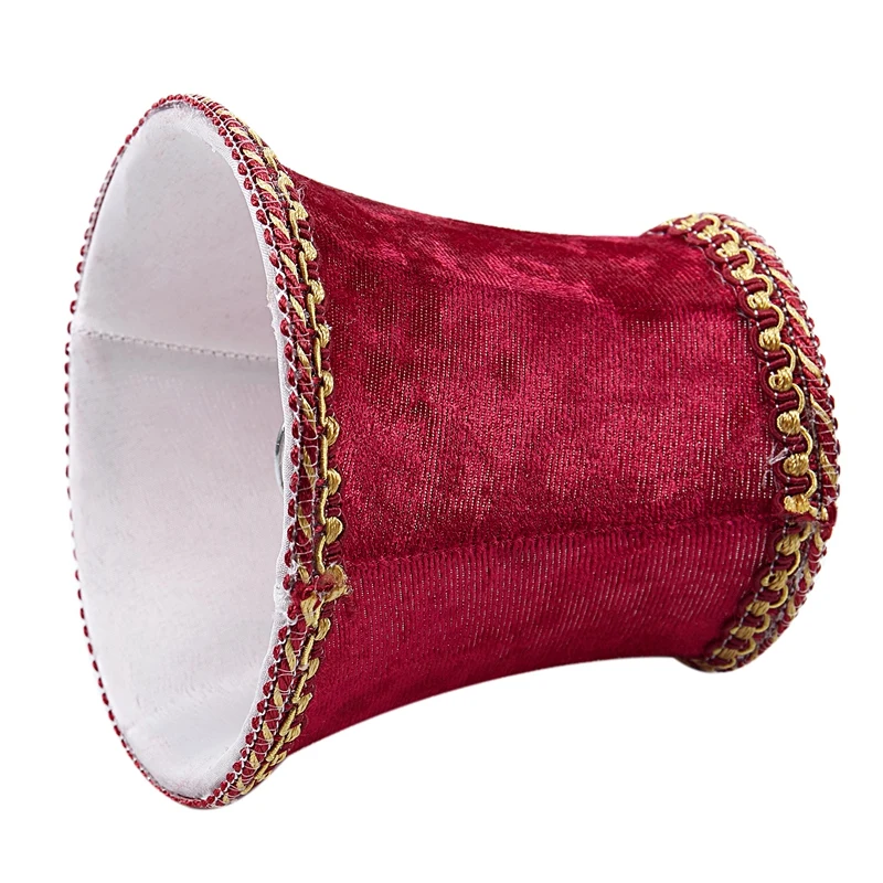 Promotion! Fabric Clip On Lamp Shade E14 Handmade Lampshade For Modern European Style Wall Sconce Crystal Candle La | Освещение