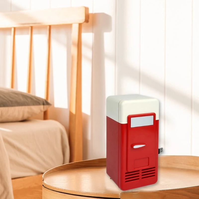 

Portable Mini 780ml Fridge USB Powered Car Drink Cooler Home Desktop Boat Travel Cosmetic Fridge Multipurpose Appliances