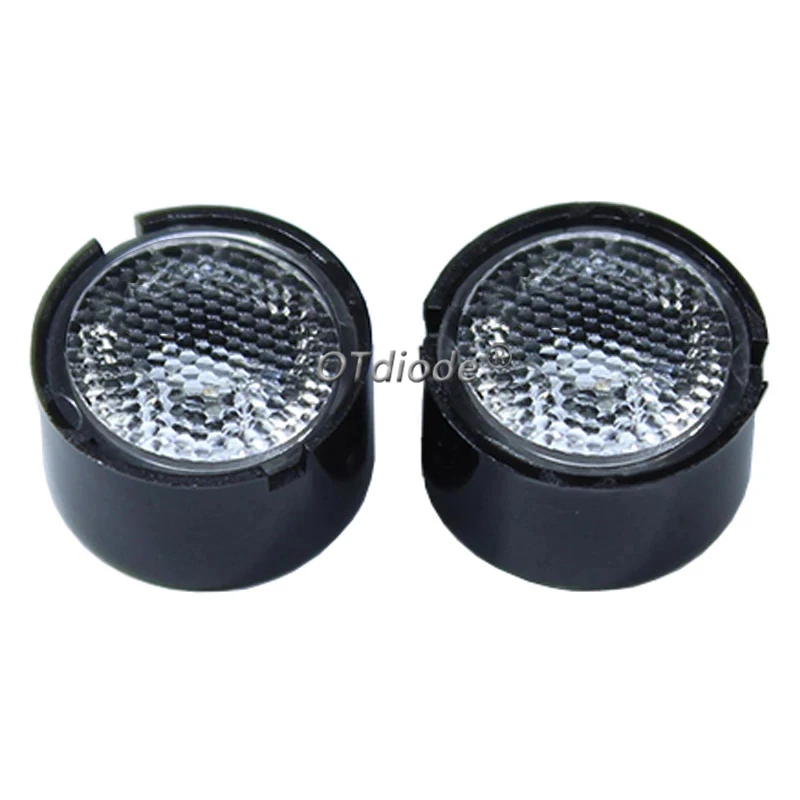 10PCS 21.6mm CREE XPE XPE2 XPG2 XPL XTE 3535 3030 LED Lens 90 Degree Cone Black White Holder For Osram Samsung High Power | Инструменты