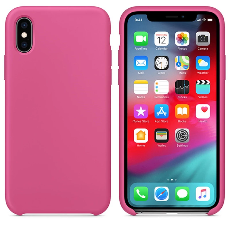 Жидкий силиконовый чехол для iPhone XR Max, XS, X, 8 Plus, 6, 6 S, роскошный чехол, задняя крышка для iPhone 8, 7 Plus, мягкий ТПУ, Fundas Capa