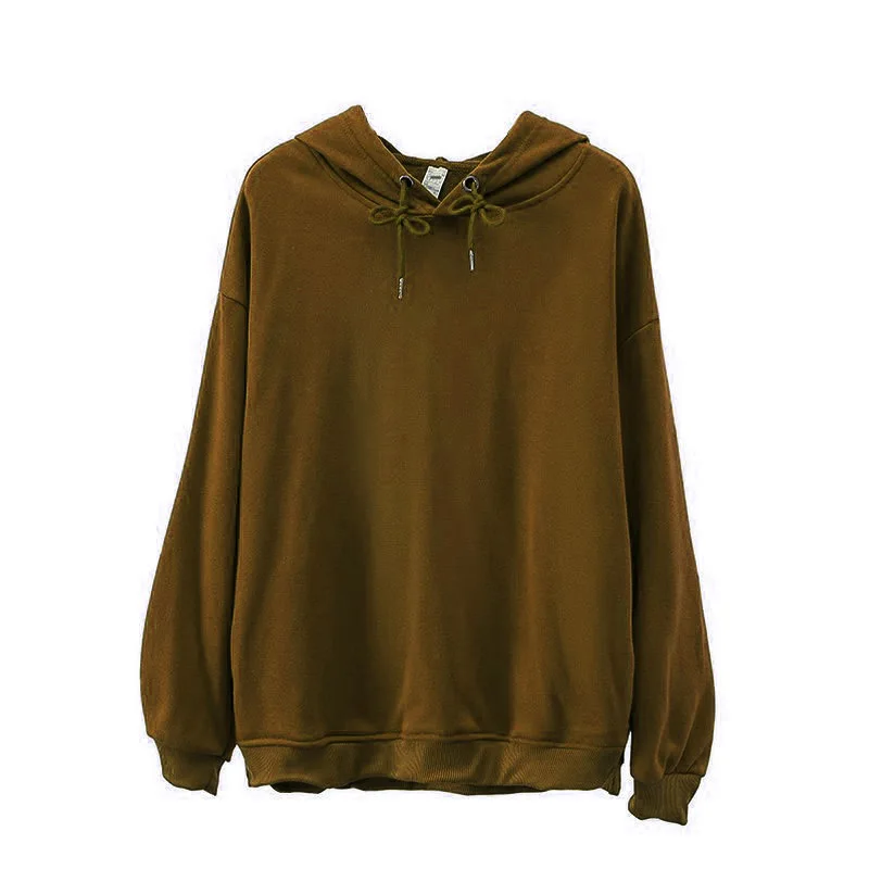 

Классическая зимняя качественная мягкая женская модная Толстовка с длинным рукавом