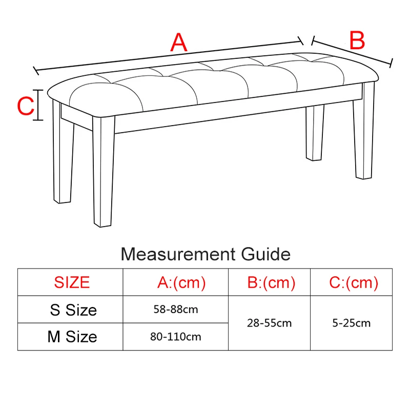 Polar Fleece Fabric Bench Cover Plaid Non-slip Removable Washable Covers Dining Room Chair For Hotel Kitchen Home | Дом и сад
