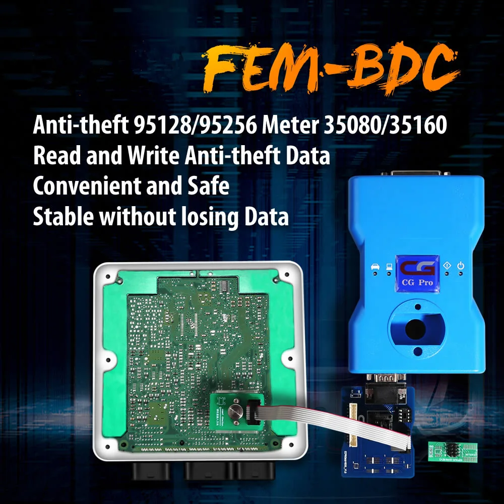 Чип OEM FEM BDC 95128/95256 адаптер для считывания данных с защитой от кражи 8 контактный