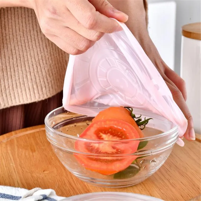 6 шт./лот универсальная силиконовая всасывающая крышка-Крышка для