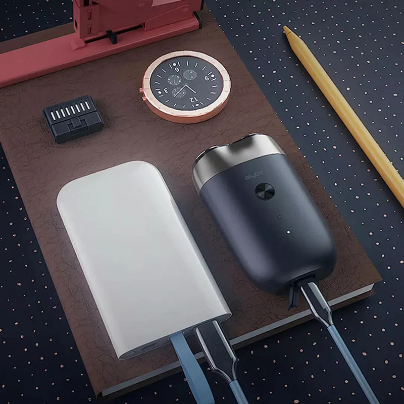 Электробритва Xiaomi Mijia Olybo с двумя лезвиями портативная моющаяся быстросъемная