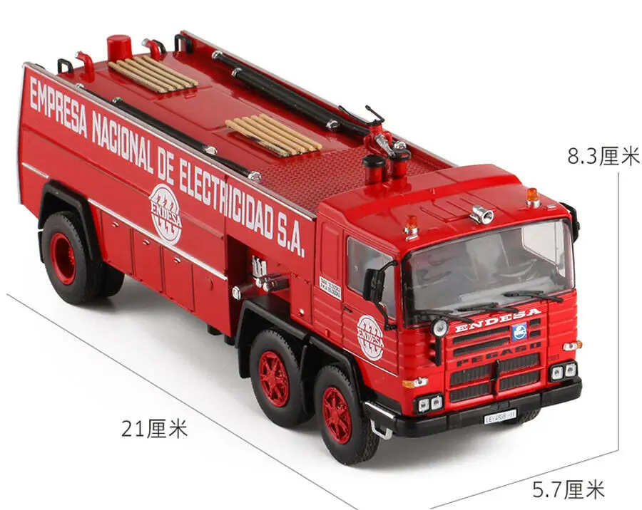 Дешевые детские игрушки 1/43 весы сплав литья под давлением пожарная машина 1980 SALVAT Empresa nnational модель