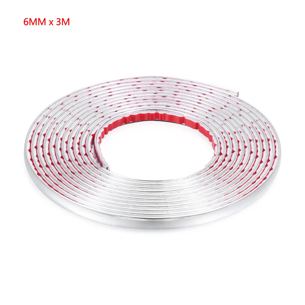 

Защитная пластина для края двери, яркая наклейка, полоса, лента против столкновений, Декоративная полоса для бампера, хромированная литье, отделка, защита для двери автомобиля