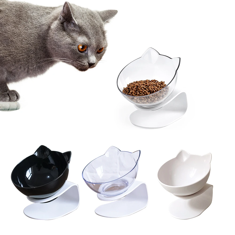 

Non-slip Cat Double Bowls with Raised Stand Pet Food Water Bowls for Cats Dogs Feeders Pet Supplies Feeding Products Accessories