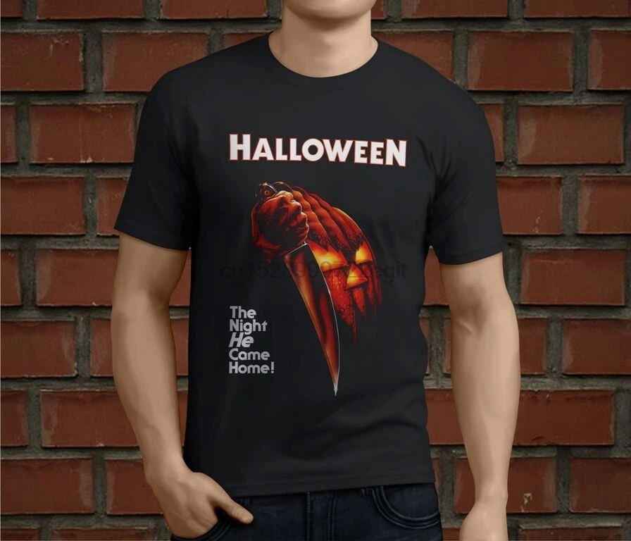 

Hot HALLOWEEN Movie Poster Michael Myers Men Black T-Shirt Size S-3XL