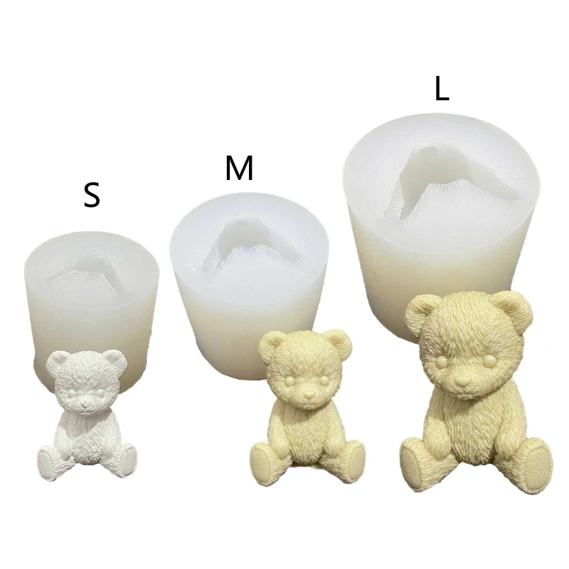 

Форма для смолы 69HB «сделай сам», силиконовая форма для ювелирных изделий, включая 3D стерео медведь, ремесла, изготовление ювелирных изделий