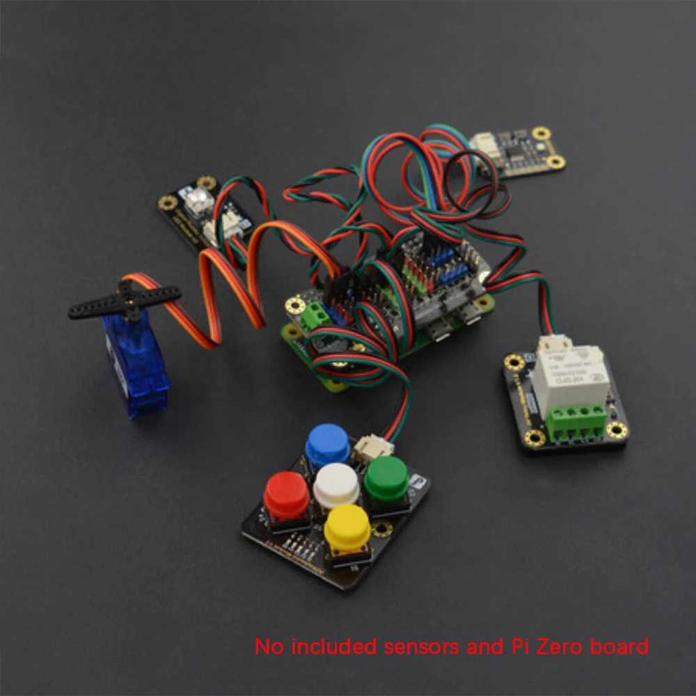 Расширительная головка DFRobot IO для Raspberry Pi Zero W MCU STM32F030 с портами PWM I2C UART SPI