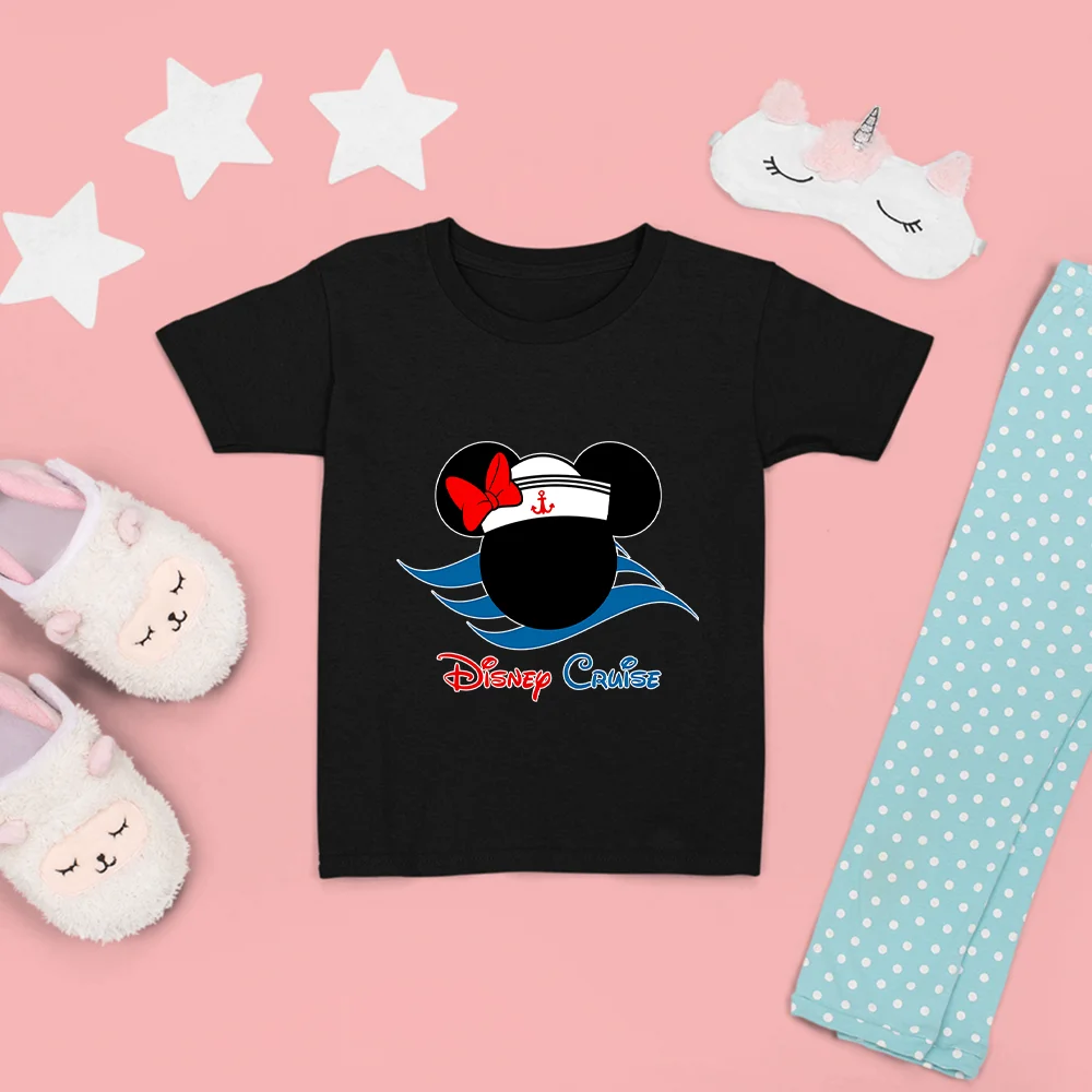 

Children T-shirts Summer New Products Harajuku Disney Tshirts Printing Baby Girl Boy Cartoon T Shirt Kawaii Style Trend Korean