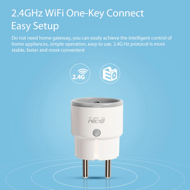 Умная розетка с Wi-Fi 10 А таймером | Электроника