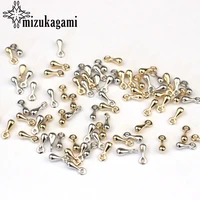 ccb water drop tail extender chain charms beads 150pcslot 39mm for diy jewelry bracelet accessories
