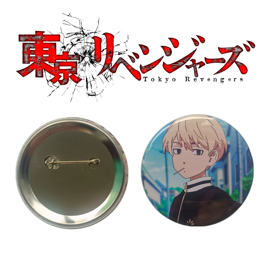 Значки Мстители Токио выдерживают раньше значок Аниме периферийные подарки для