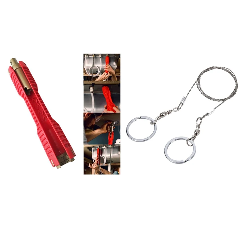 

1 шт. Проводная пила командировок и 1 шт. инструмент для установки смесителя и раковины сверхдлинная конструкция позволяет поворачивать инс...