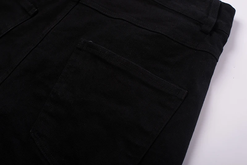 

Cashew Print Hole Distressed Ripped Jeans Pants Mens High Street Washed Retro Spliced Oversize Casual Denim Trousers