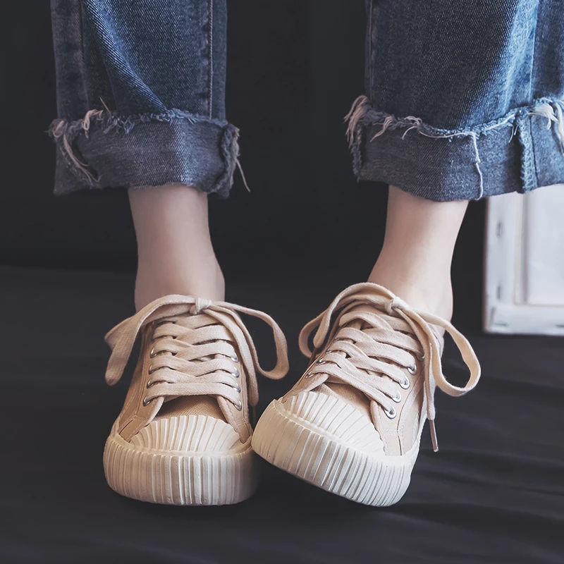 

Canvas Fashion Shoes Woman 2021 Summer New Fashion Color Women Casual Shoes Flats Canvas Women Casual Shoes Sneakers