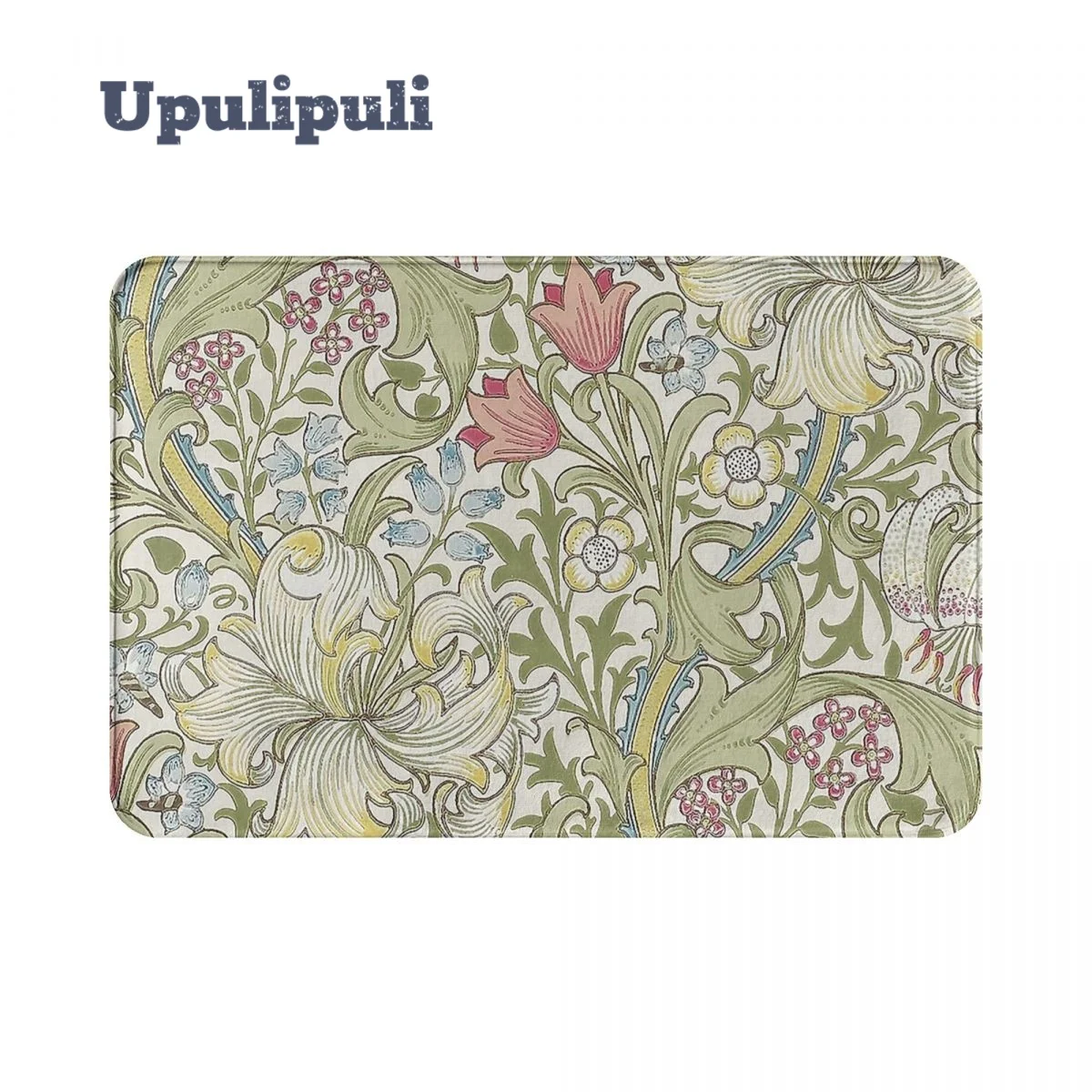 William Morris Flower Plants Paintings Doormat Flannel Rug Non-Slip Welcome Mats for Entrance Door Bathroom Toilet | Дом и сад