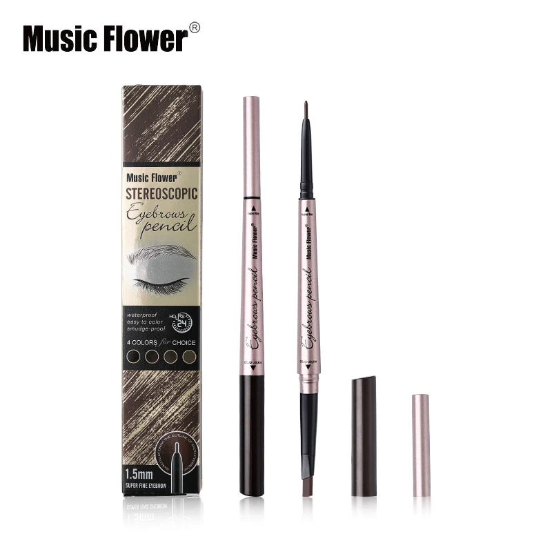 Music Flower макияж двухконфорочная вафельница для стерео карандаш бровей стойкий
