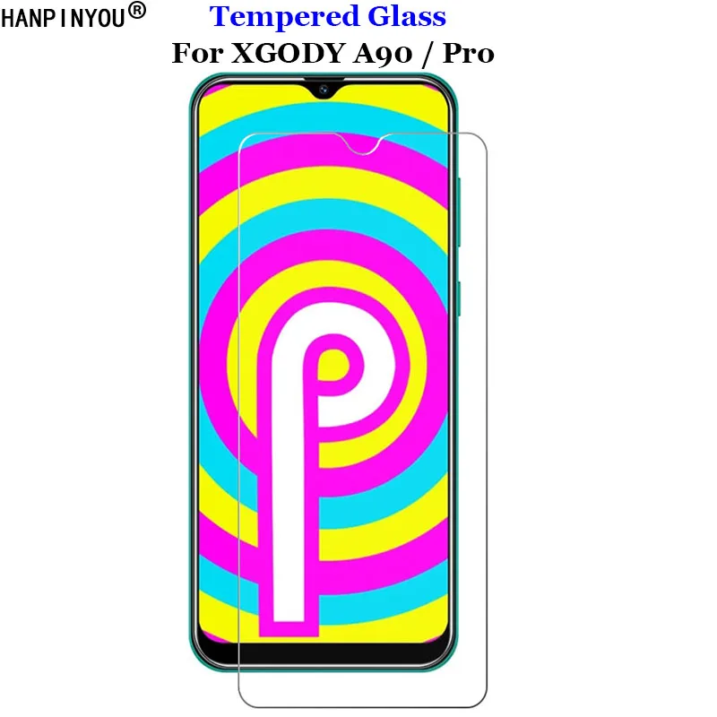 Защитная пленка для экрана из закаленного стекла 9H 2.5D Premium для XGODY A90 / Pro