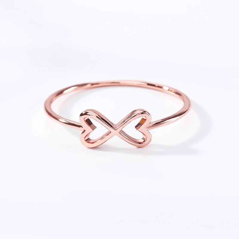 Милое Бесконечное Кольцо из нержавеющей стали модные ювелирные изделия