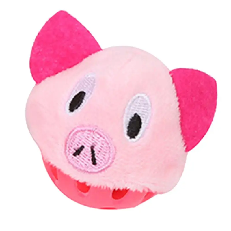 

3 Pcs/Set Pet Cat Dog Teaser Plush Ball with Bell Handmade Funny Interactive Toy